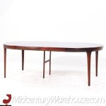 Kofod Larsen for Faarup Mobelfabrik Mid Century Danish Rosewood Expanding Dining Table with 2 Leaves