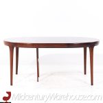 Kofod Larsen for Faarup Mobelfabrik Mid Century Danish Rosewood Expanding Dining Table with 2 Leaves