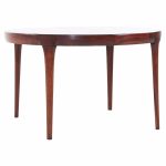 Kofod Larsen for Faarup Mobelfabrik Mid Century Danish Rosewood Expanding Dining Table with 2 Leaves