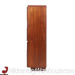 Lane Staccato Mid Century Brutalist Walnut Armoire