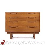 Lawrence Peabody for Nemschoff Mid Century Walnut Credenza and Hutch