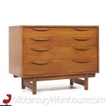 Lawrence Peabody for Nemschoff Mid Century Walnut Credenza and Hutch