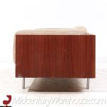 Milo Baughman Style Mid Century Danish Rosewood Case Sofa