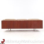 Milo Baughman Style Mid Century Danish Rosewood Case Sofa