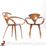 Norman Cherner for Plycraft Mid Century Arm Chairs - Pair