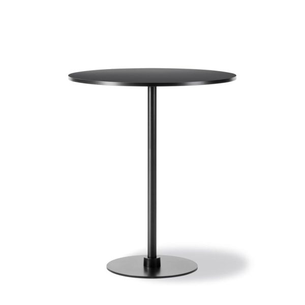 Plan Column Table - 36" Diam. by Edward Barber & Jay Osgerby for Fredericia-bordeaux41.34"black - Laminate