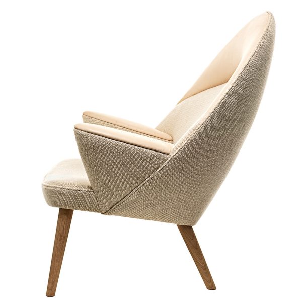 Pp521 Upholstered Peacock by Hans J. Wegner for Pp Mobler