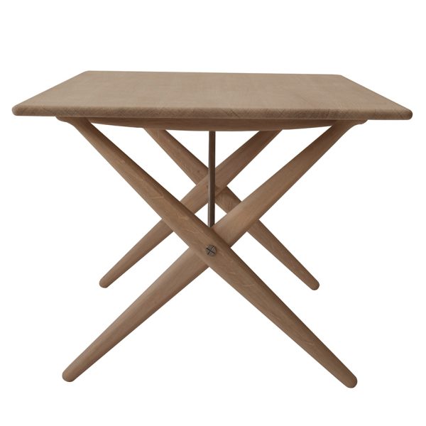 PP84 Cross Legged Table by Hans J. Wegner for PP Mobler