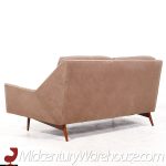 Paul Mccobb for Directional Mid Century Angle Arm Sofa