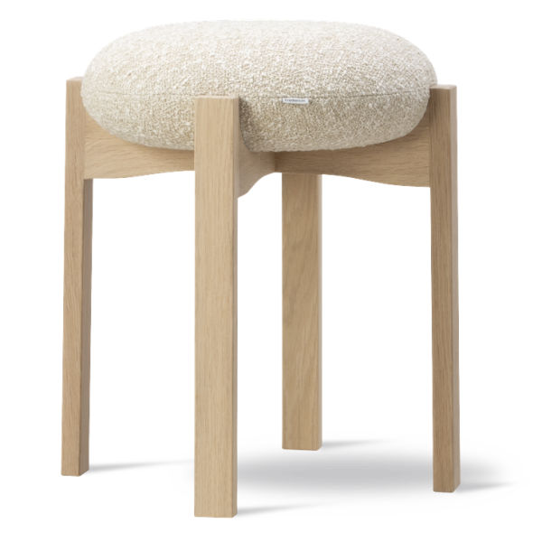 Pioneer Stool by Maria Bruun for Fredericia-custom Fabricblack Lacquered