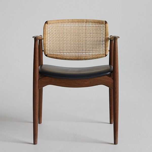 SJ67 Captain Chair - Cane Back by Erik Buch for Skovgaard Jensen