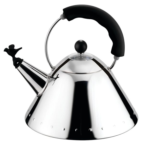 Stainless Steel Whistling Bird Kettle by Michael Graves for Alessi