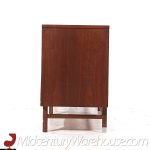 Stanley Mid Century Walnut Credenza and Hutch