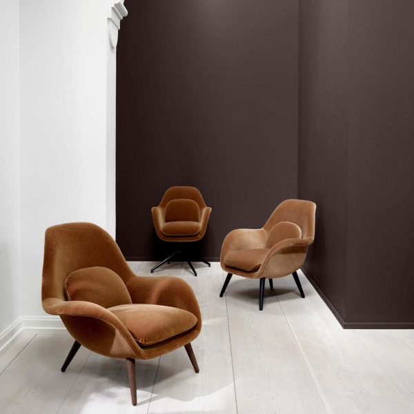 Swoon Lounge Chair - Fabric Shell by Space Copenhagen for Fredericia