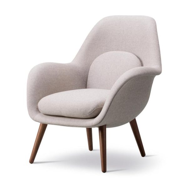 Swoon Lounge Chair - Petit - Fabric Shell by Space Copenhagen for Fredericia