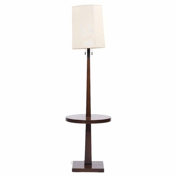 tommi parzinger for parzinger originals mid century floor lamp with side table