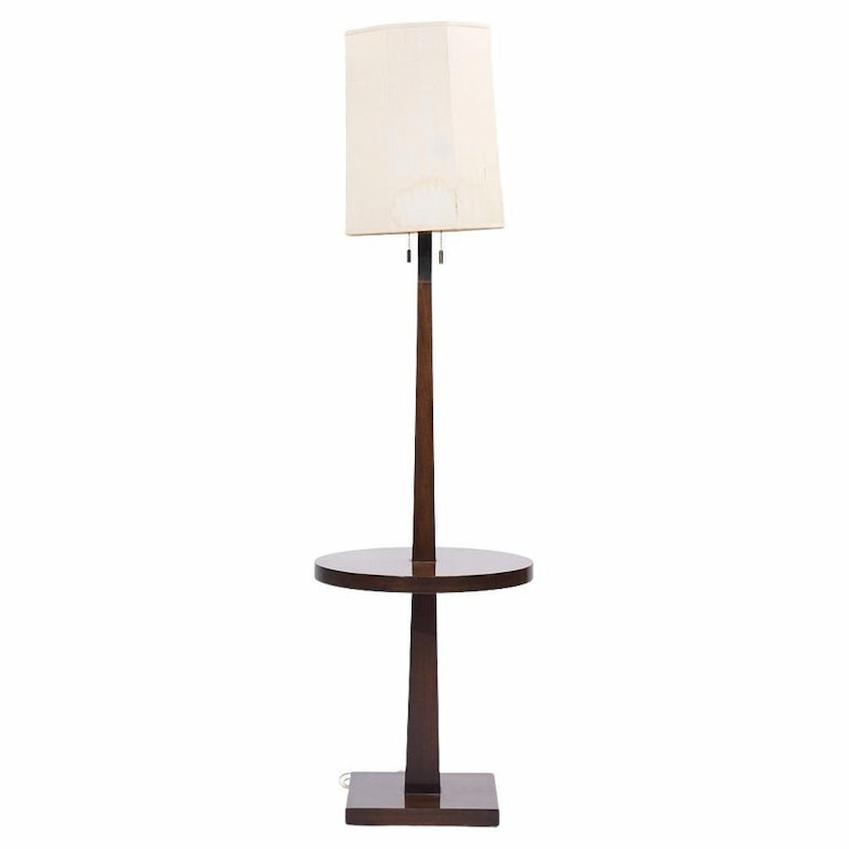 Tommi Parzinger for Parzinger Originals Mid Century Floor Lamp with Side Table