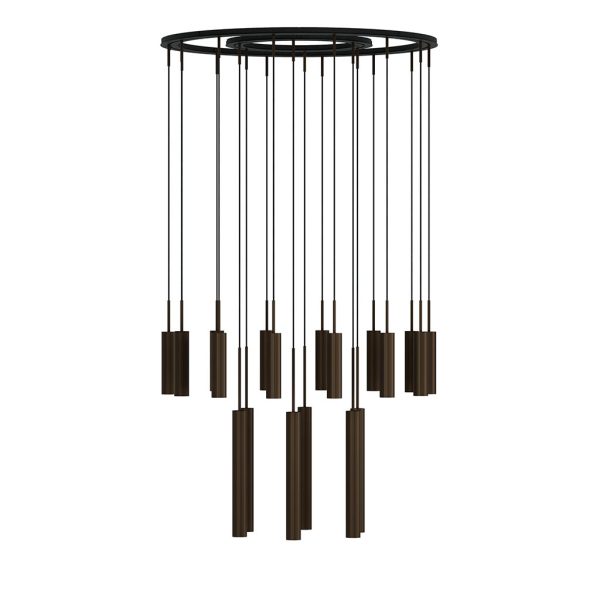 Tubulaire Chandelier 20 by Kroeyer-saetter-lassen for Audo