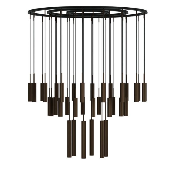 Tubulaire Chandelier 38 by Kroeyer-saetter-lassen for Audo