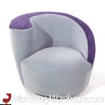 Weiman Nautilus Postmodern Swivel Chairs - Pair