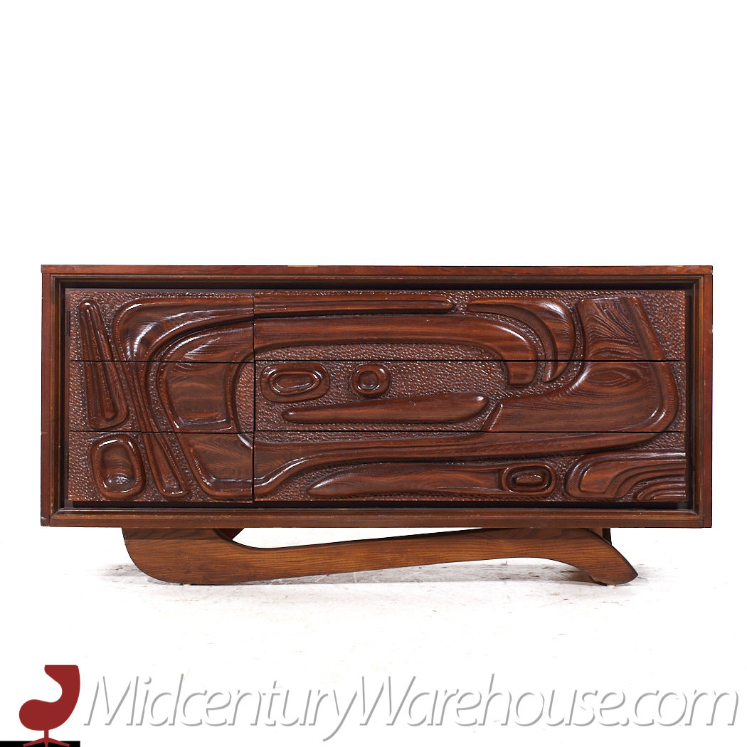 Witco Style Pulaski Oceanic Mid Century Credenza