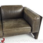 Afra and Tobia Scarpa for Cassina Mid Century Italian Leather Sofa