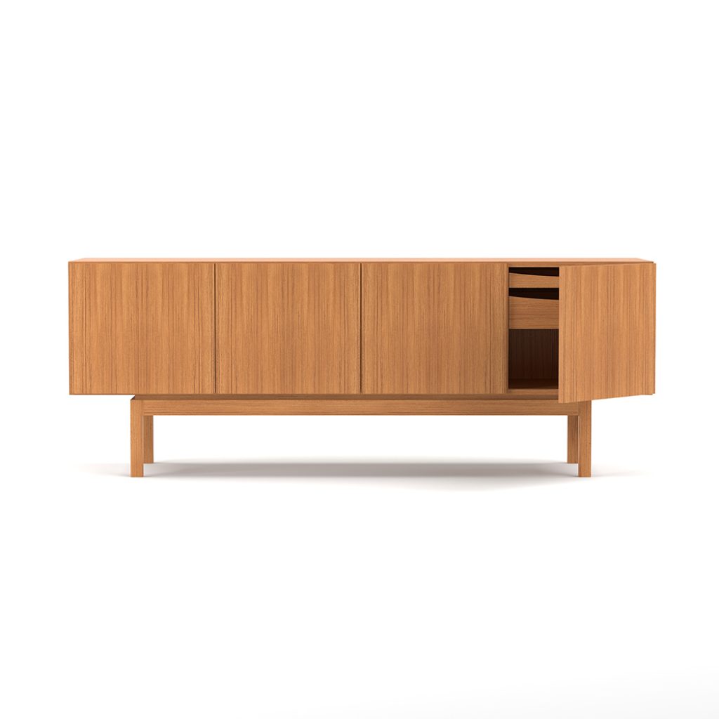 BPS183 Sideboard Credenza by Bernh. Pedersen & Søn | Mid Century