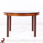 Bertil Fridhagen for Bodafors Mid Century Swedish Rosewood Expanding Dining Table with 2 Leaves