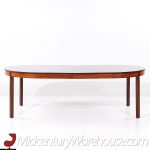 Bertil Fridhagen for Bodafors Mid Century Swedish Rosewood Expanding Dining Table with 2 Leaves