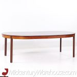 Bertil Fridhagen for Bodafors Mid Century Swedish Rosewood Expanding Dining Table with 2 Leaves