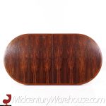 Bertil Fridhagen for Bodafors Mid Century Swedish Rosewood Expanding Dining Table with 2 Leaves