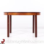 Bertil Fridhagen for Bodafors Mid Century Swedish Rosewood Expanding Dining Table with 2 Leaves