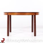 Bertil Fridhagen for Bodafors Mid Century Swedish Rosewood Expanding Dining Table with 2 Leaves