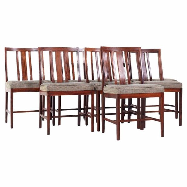 bertil fridhagen for bodafors swedish rosewood dining chairs - set of 8