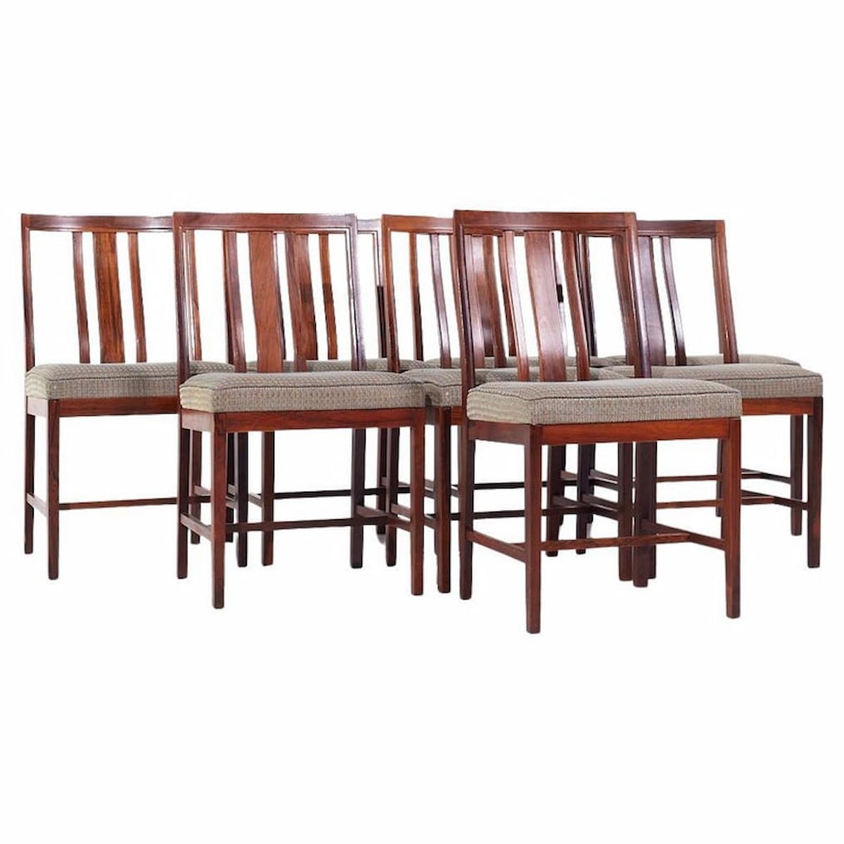 Bertil Fridhagen for Bodafors Swedish Rosewood Dining Chairs - Set of 8