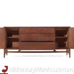 Broyhill Brasilia Mid Century Walnut 66 Inch Credenza