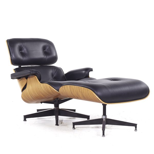 charles and ray eames for herman miller mid century walnut lounge chair and ottoman