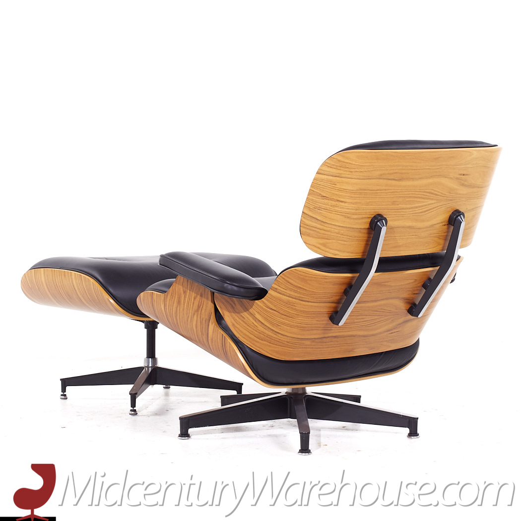 Charles and Ray Eames for Herman Miller Mid Century Walnut Lounge Chair and Ottoman