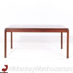 Dillingham Mid Century Walnut Expanding Dining Room Table with 2 Leaves