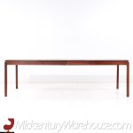 Dillingham Mid Century Walnut Expanding Dining Room Table with 2 Leaves