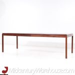 Dillingham Mid Century Walnut Expanding Dining Room Table with 2 Leaves