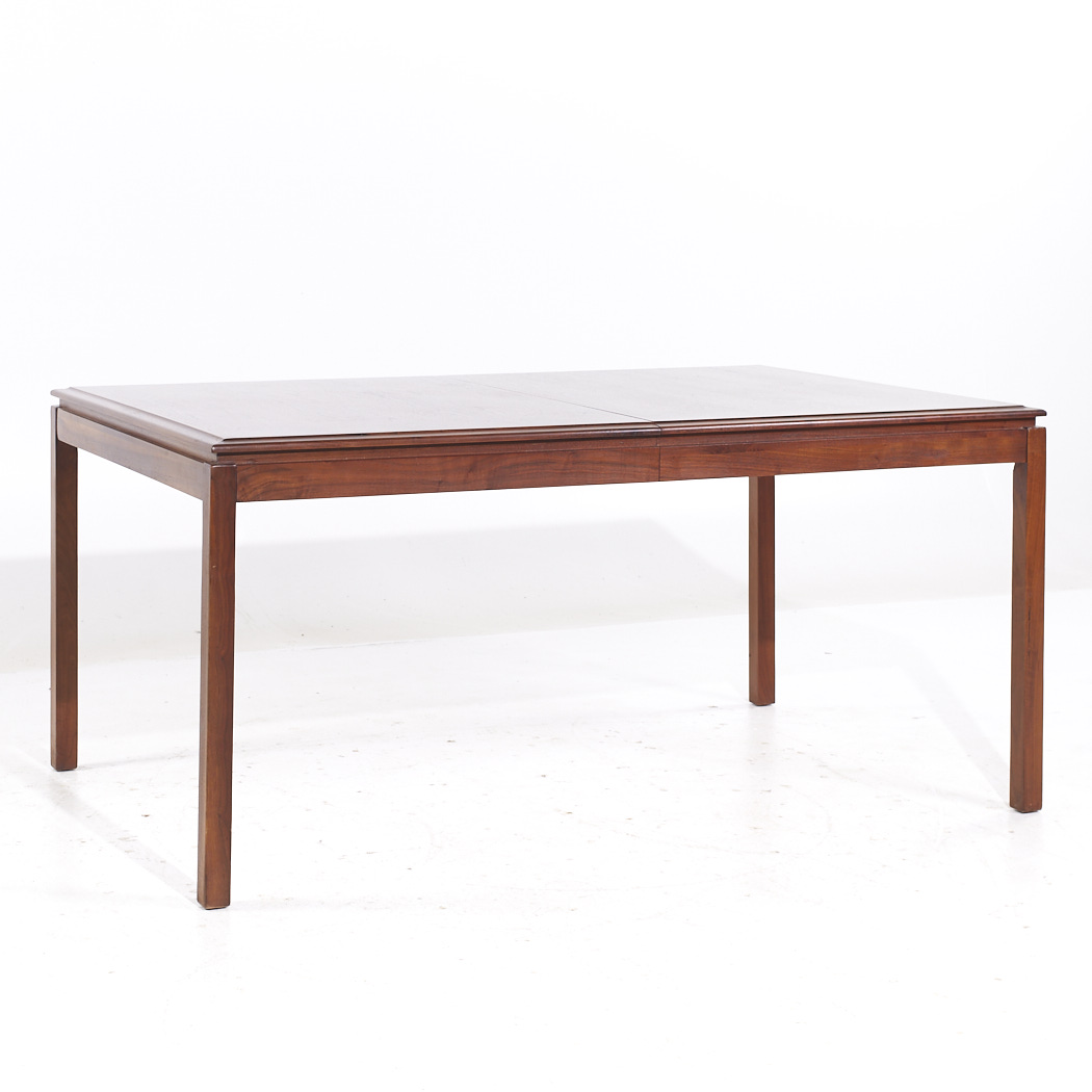 Dillingham Mid Century Walnut Expanding Dining Room Table with 2 Leaves