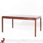 Dillingham Mid Century Walnut Expanding Dining Room Table with 2 Leaves