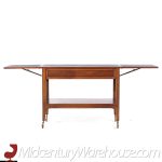 Dillingham Mid Century Walnut Serving Bar Cart