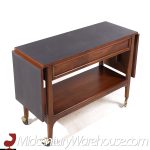 Dillingham Mid Century Walnut Serving Bar Cart