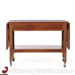 Dillingham Mid Century Walnut Serving Bar Cart