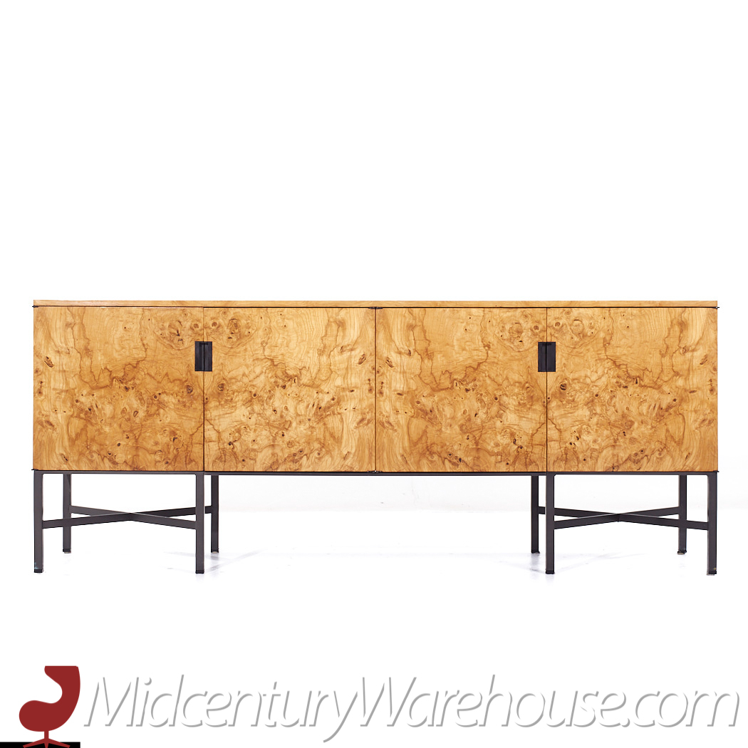 Edward Wormley for Dunbar Mid Century Burlwood Credenza