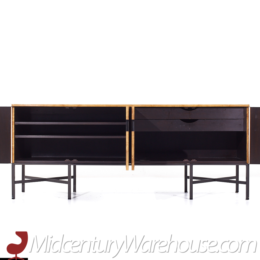 Edward Wormley for Dunbar Mid Century Burlwood Credenza