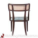 Edward Wormley for Dunbar Mid Century Cane Back Dining Chairs - Set of 4