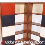 Evans Clark  for Glenn of California Mid Century Walnut Room Divider Bookshelf